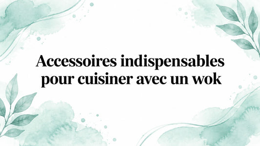 Accessoires indispensables pour cuisiner avec un wok