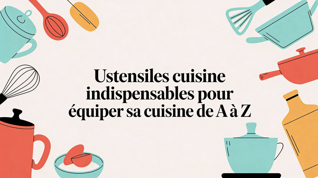 Ustensiles cuisine indispensables pour équiper sa cuisine de A à Z