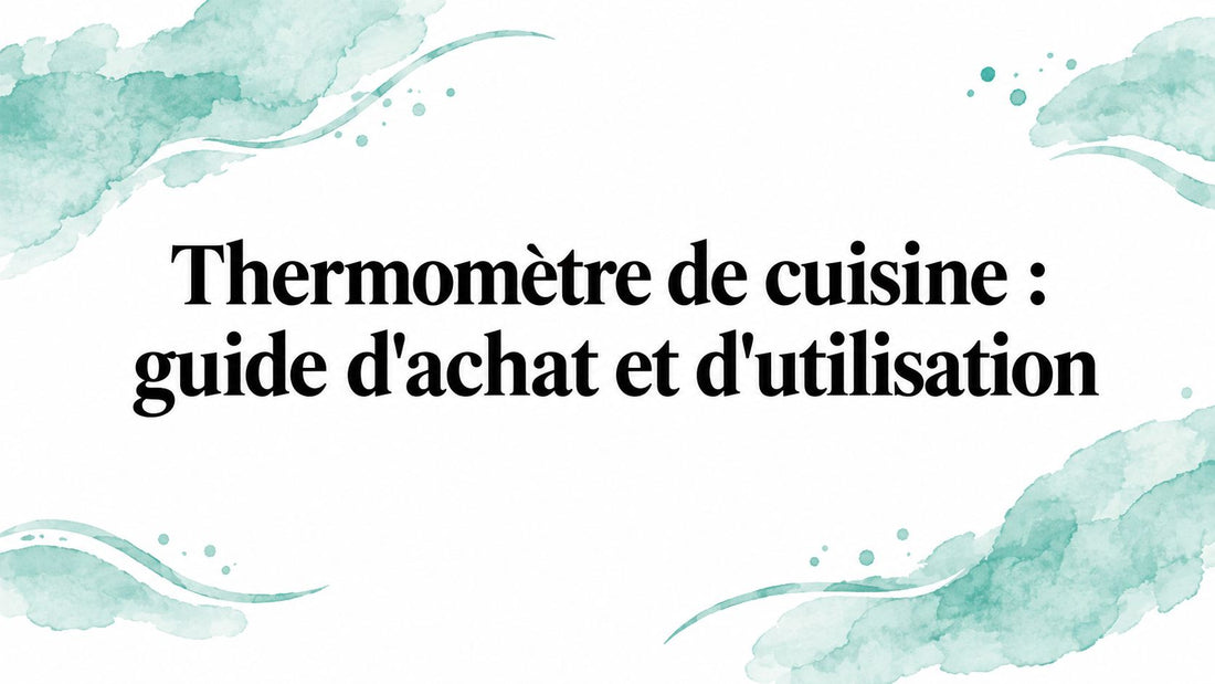 Thermomètre de cuisine : guide d'achat et d'utilisation