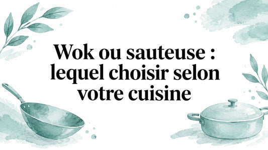 Wok ou sauteuse : lequel choisir selon votre cuisine Smarty Chef