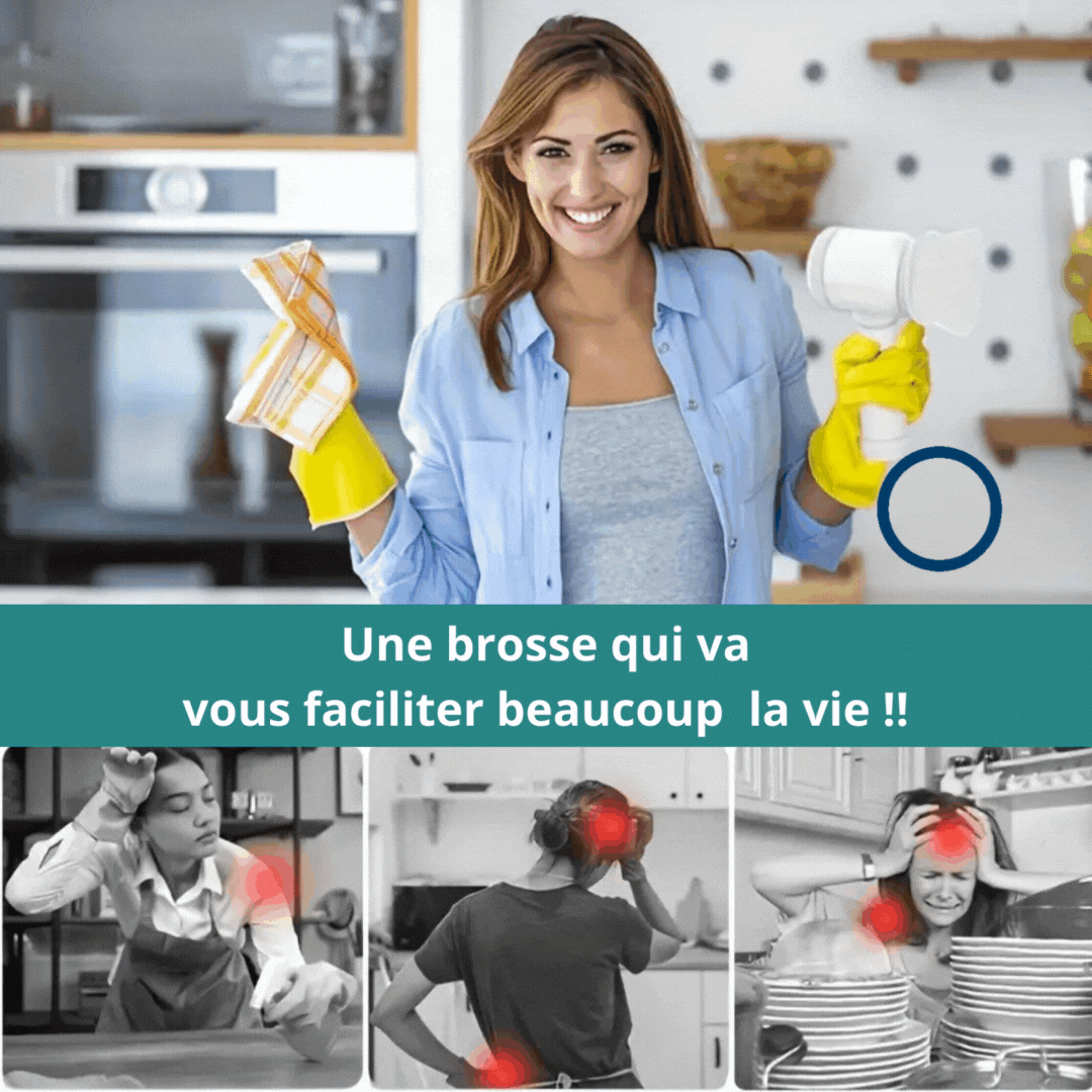 Brosse de Nettoyage Électrique 5 en 1 Rechargeable Portative | MagicBross™ (🎁 LIVRAISON GRATUITE) Smarty Chef