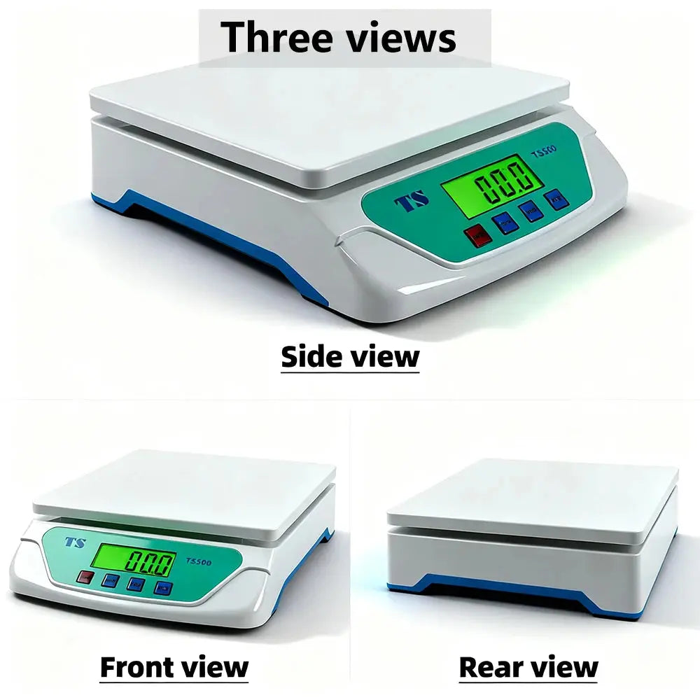 Balance cuisine numérique avec grand plateau pour contenants volumineux – MaxiWeigh 30™