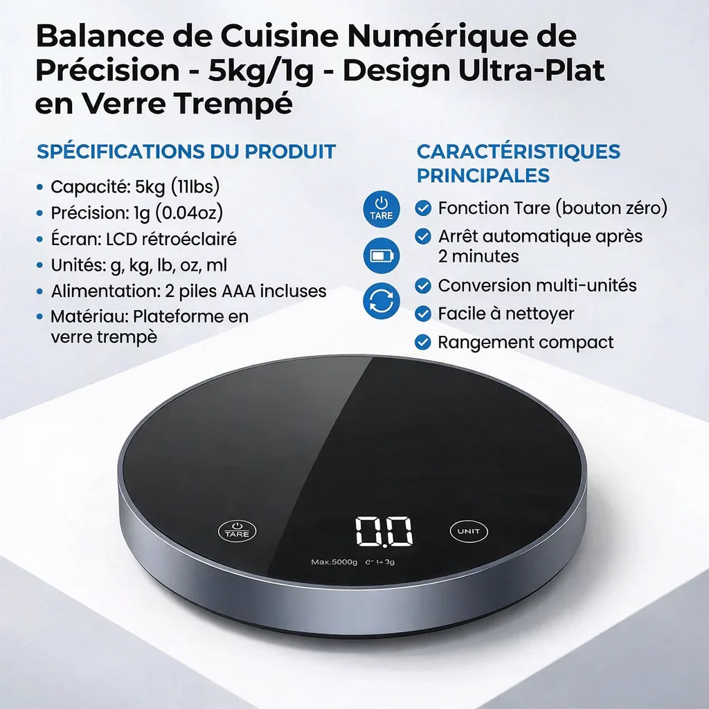 Balance de cuisine précise OrbiGram™ Smarty Chef