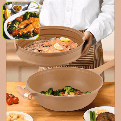 Wok |  Elitewok™ | Induction Mutltifonction 10 en 1 Smarty Chef