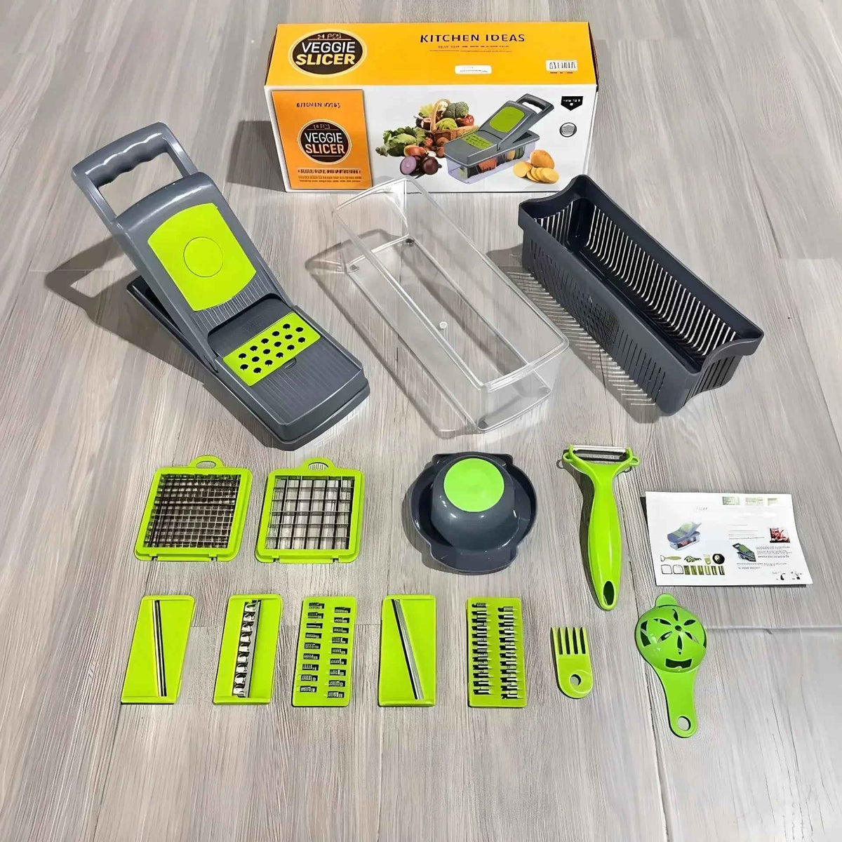Mandoline Cuisine | VEGISLICER™ Multifonction 14 EN 1 Grise
