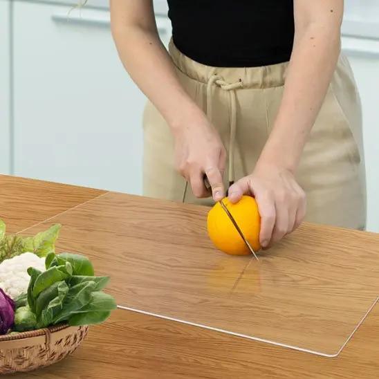 Planche a decouper plastique idee cadeau  crystalboard