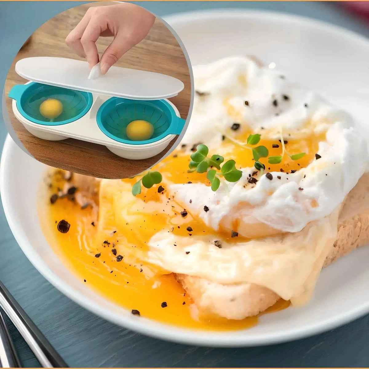 Cuiseur Oeuf  | EGGNEST™ | BEST SELLER | Cuiseur Oeuf Micro Ondes