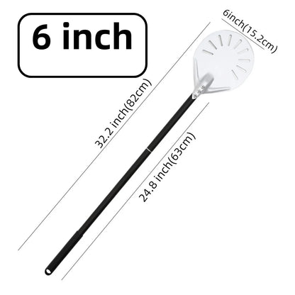 Argent 6 pouces 82 cm Couleur Pelle À Pizza En Aluminium Anodisé Pour Four