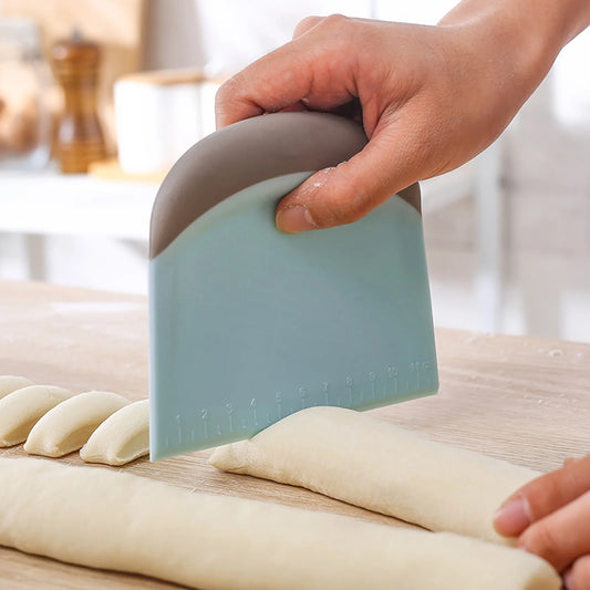 Spatule grattoir à pâte silicone, vue 1