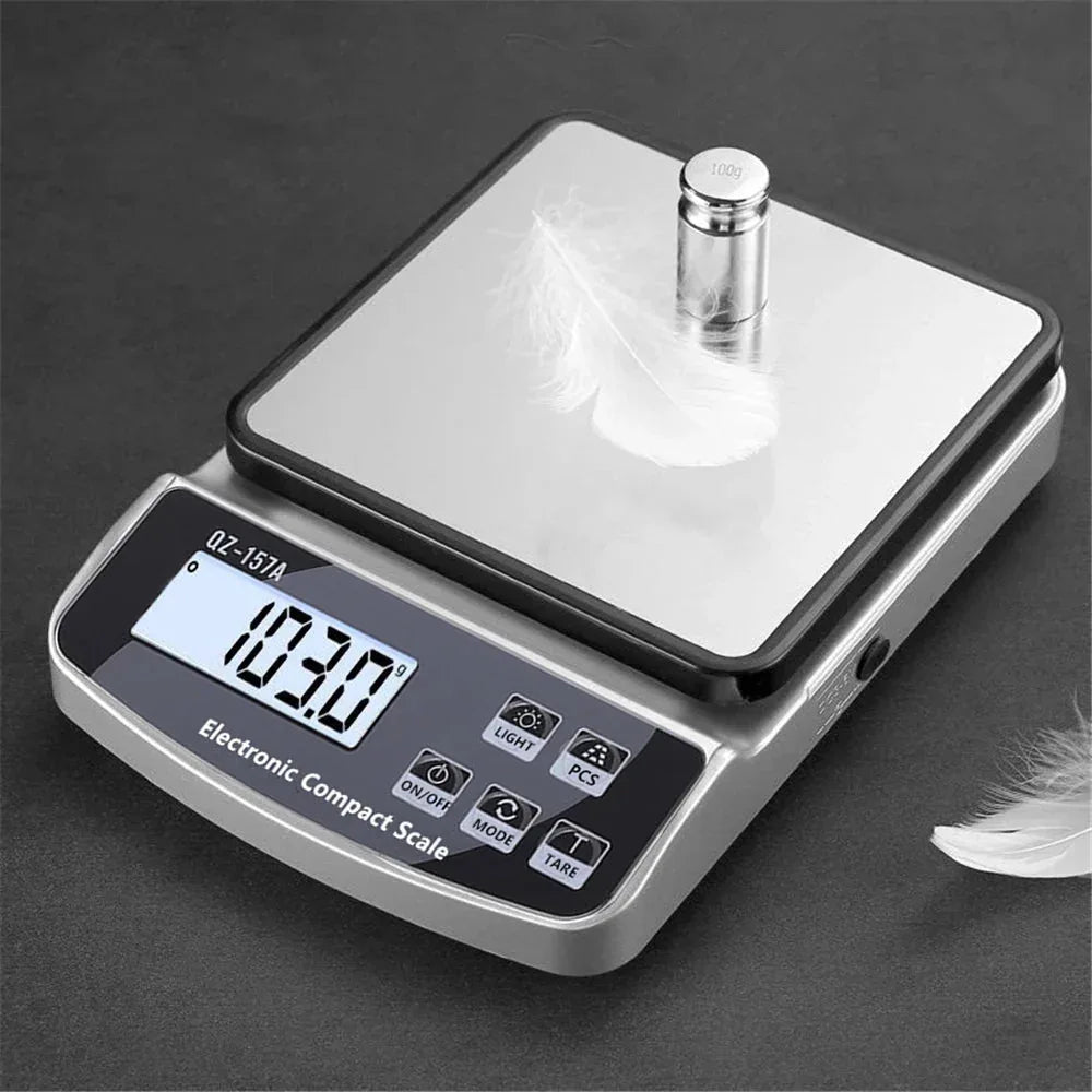 Balance De Précision Cuisine – 3 kg / 10 kg / 15 kg | EASYGRAM™ Smarty Chef