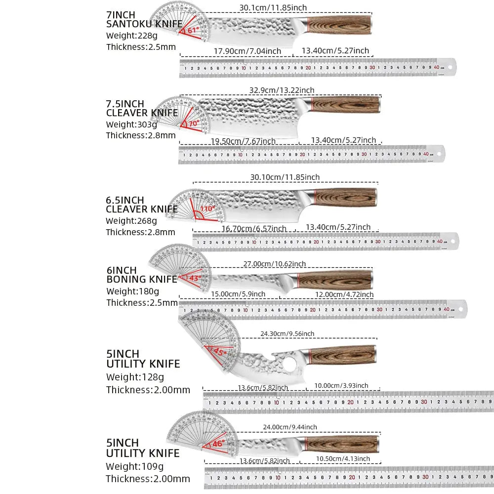 Couteau Cuisine ZENBLADE™ | Ensemble 6 Couteaux De Chef Smarty Chef