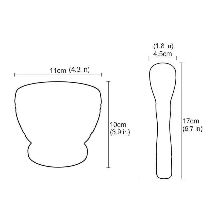Mortier et Pilon | PILOMIX™ | Mortier de Cuisine en Résine