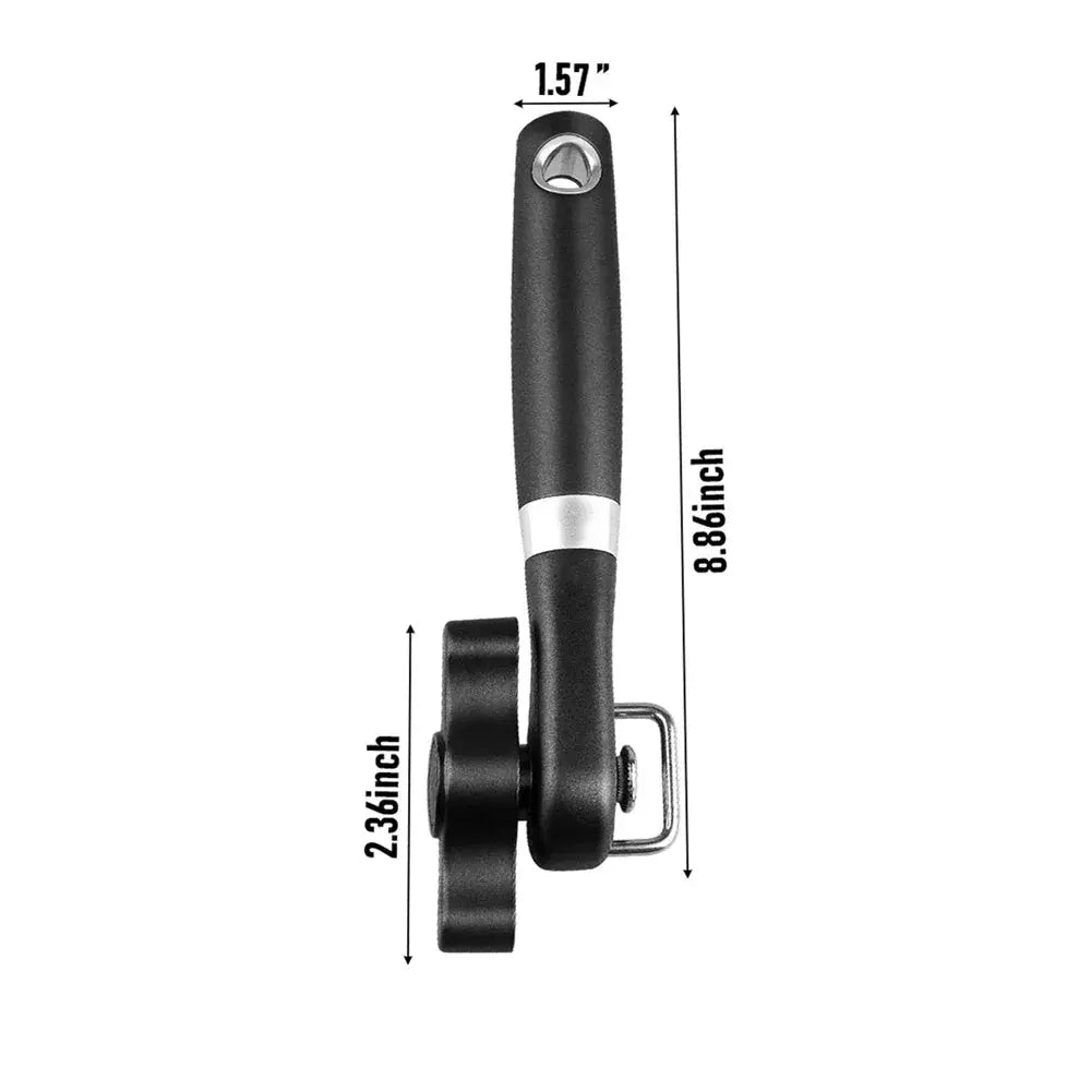 Can Opener Professional Manual Stainless Steel Jar Opener Safety Side Cut Bottle Openers Household Tools Kitchen Accessories Smarty Chef