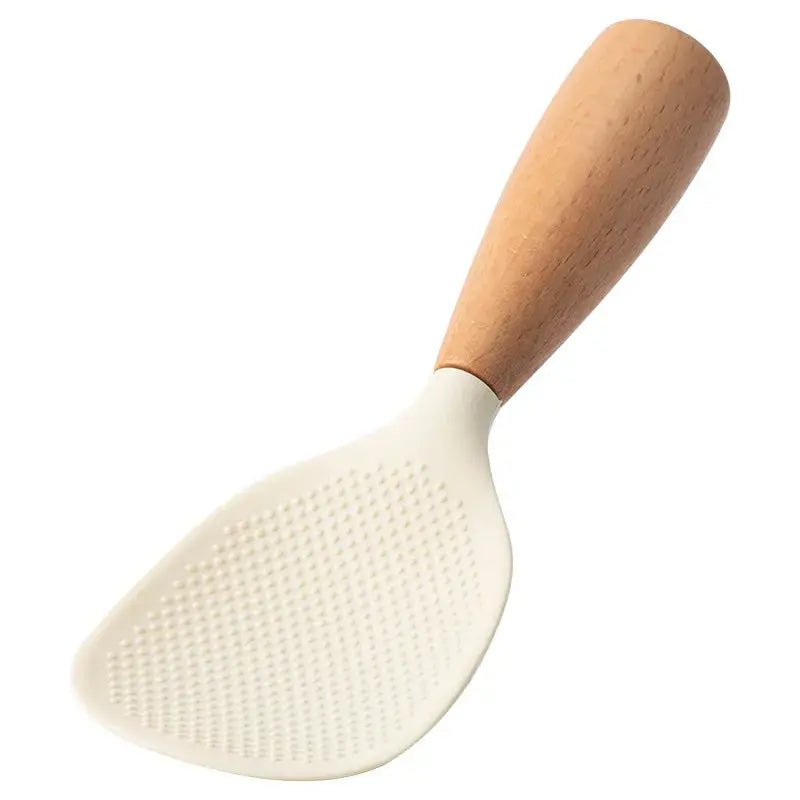 1Pcs Silicone Spoon Non-stick Cooking Spoon Anti-scalding Pot Rice High-temperature-resistant Spoon Durable Kitchen Gadgets Smarty Chef