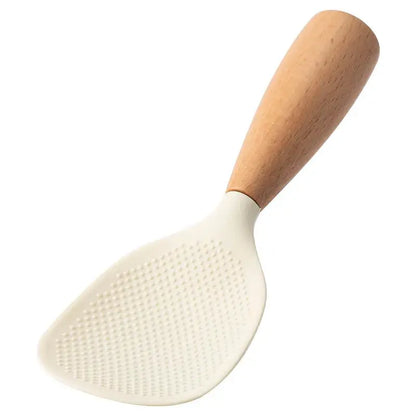 1Pcs Silicone Spoon Non-stick Cooking Spoon Anti-scalding Pot Rice High-temperature-resistant Spoon Durable Kitchen Gadgets Smarty Chef