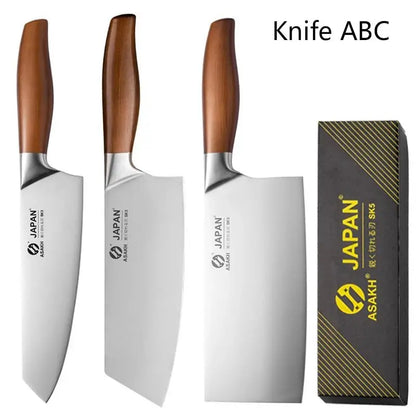 Couteau Japonais Santoku ZENCATANA™ | Ensemble de couteaux japonais Smarty Chef