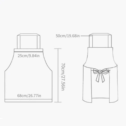 Tablier de cuisine femme APRONIX™ | Tablier Élegant Imperméable