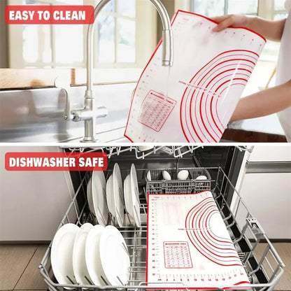 Tapis de pétrissage silicone antiadhésif, vue 5