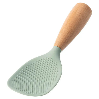 1Pcs Silicone Spoon Non-stick Cooking Spoon Anti-scalding Pot Rice High-temperature-resistant Spoon Durable Kitchen Gadgets Smarty Chef