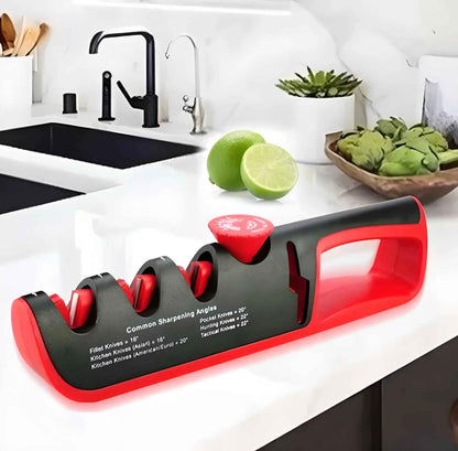Aiguiseur Couteau | PRO-SHARPENER™ 4-EN-1 Professionnel + Porte-Couteaux En Bonus 🎁