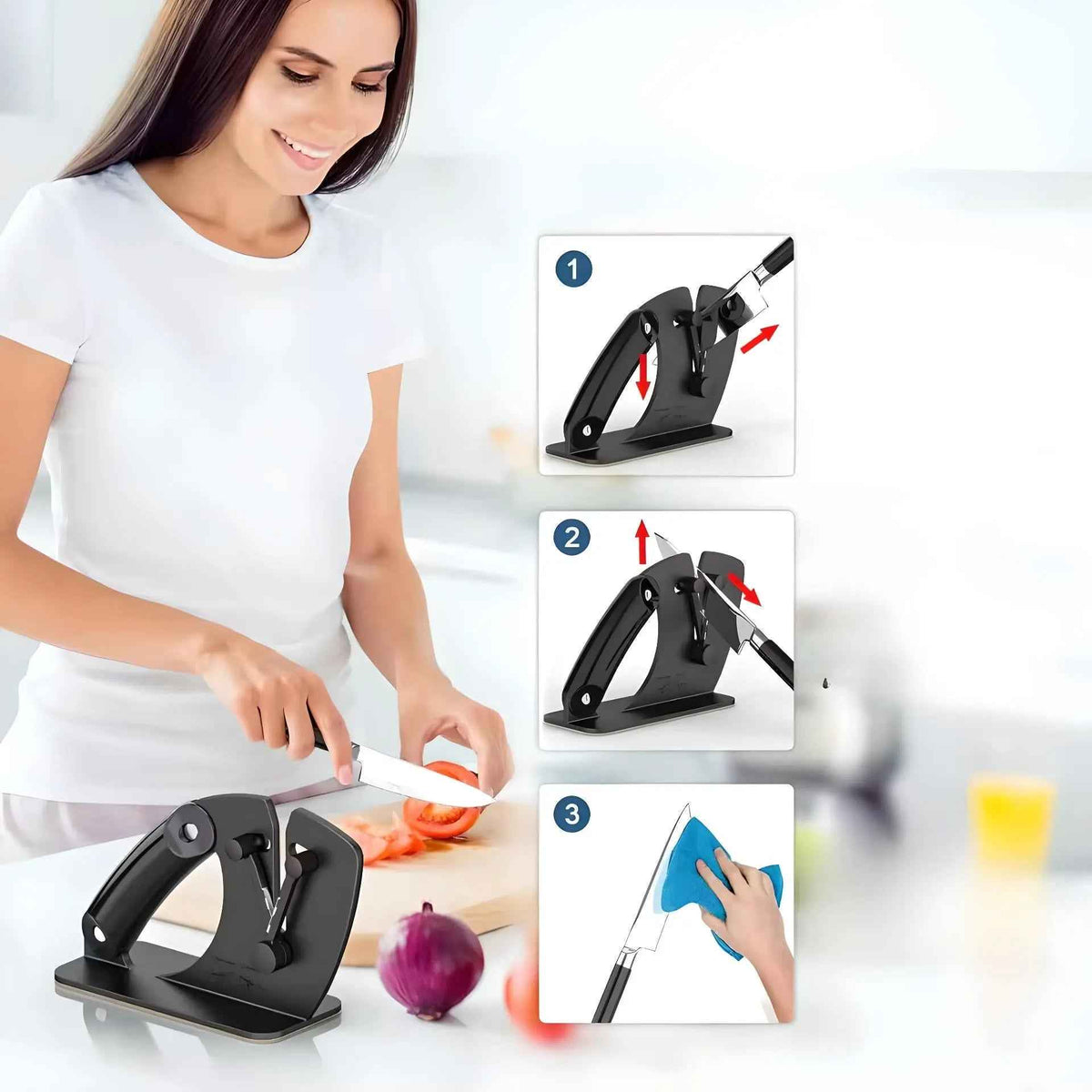 AIGUISEUR COUTEAU | SHARPEASE™ | TOUT-EN-UN