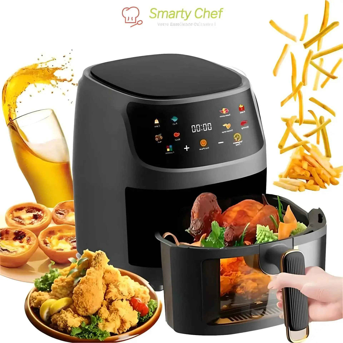 Airfryer AEROCRISP™ 6 L, vue de l'appareil