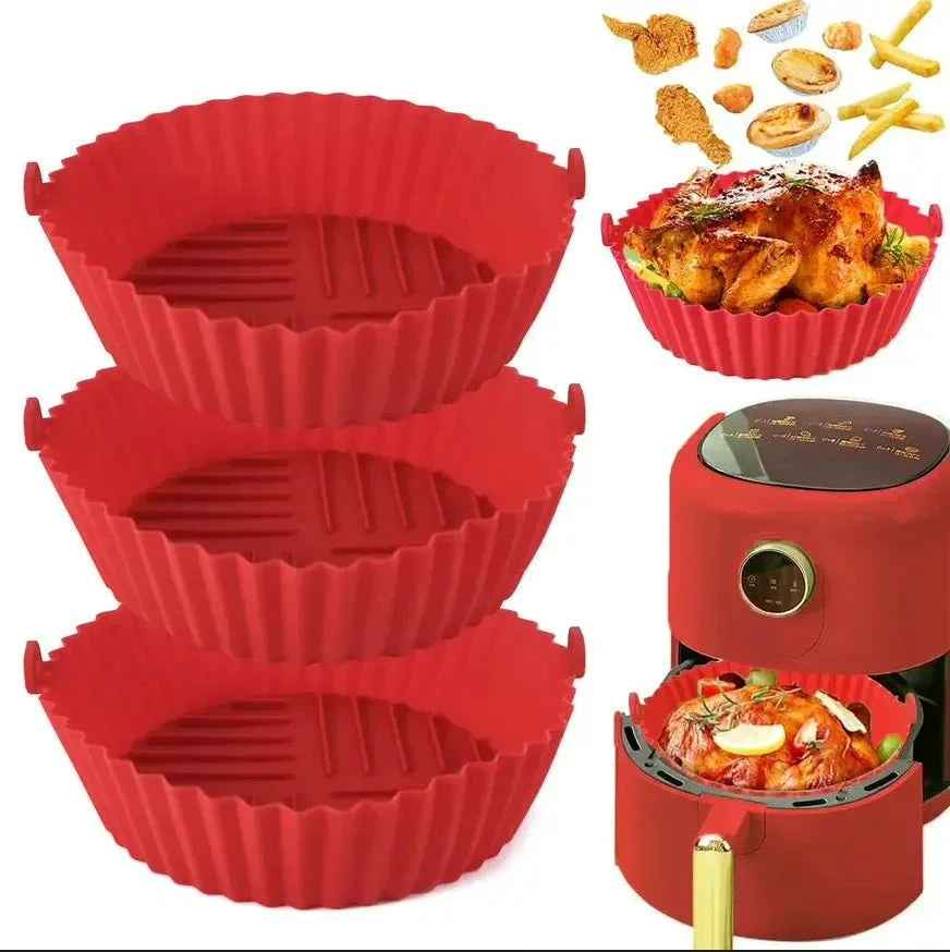 AIRFRYER PANIER SILICONE RÉUTILISABLE | CLEANFRYER™ MOULE SILICONE AIR FRYER