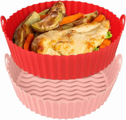 AIRFRYER PANIER SILICONE RÉUTILISABLE | CLEANFRYER™ MOULE SILICONE AIR FRYER