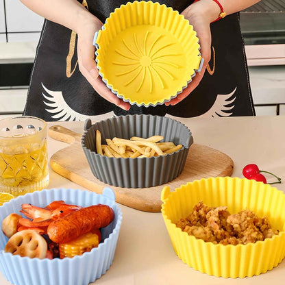 AIRFRYER PANIER SILICONE RÉUTILISABLE | CLEANFRYER™ MOULE SILICONE AIR FRYER