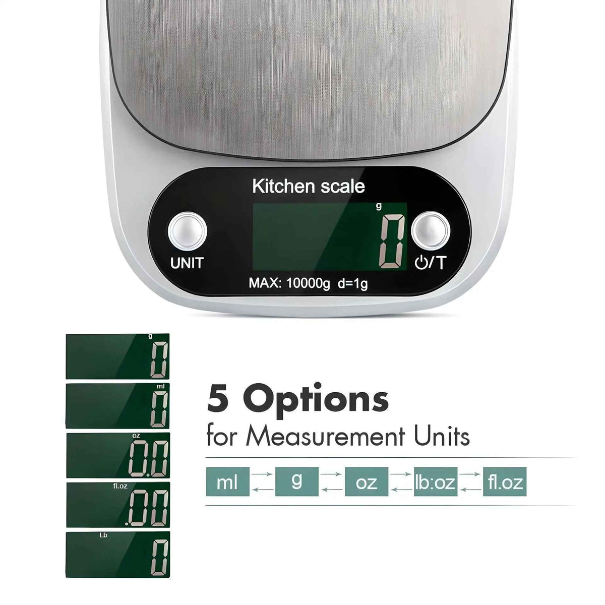 Balance Cuisine PERFECTWEIGHT™ |  Balance Haute Précision 10KG/ 1G