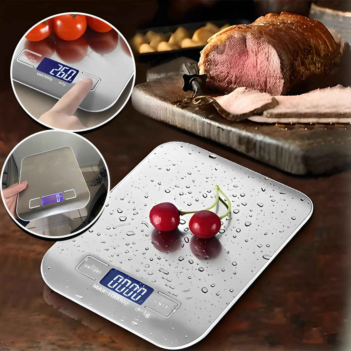 Balance Cuisine SMARTWEIGHT™ |  Balance Rechargeable 5KG/1G