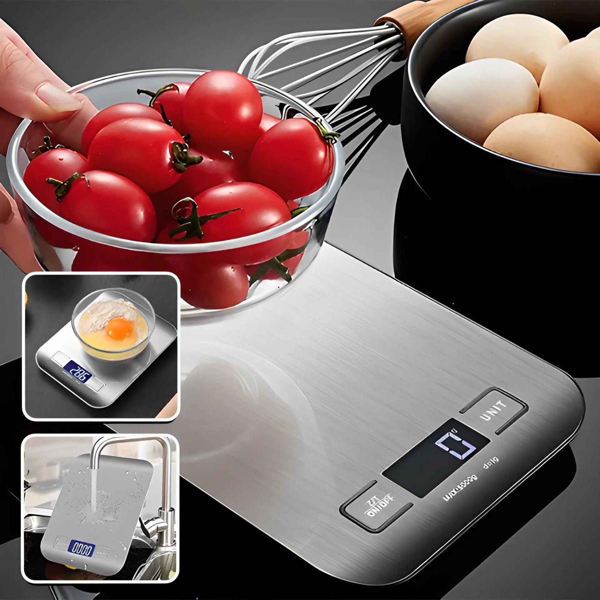 Balance Cuisine SMARTWEIGHT™ |  Balance Rechargeable 5KG/1G