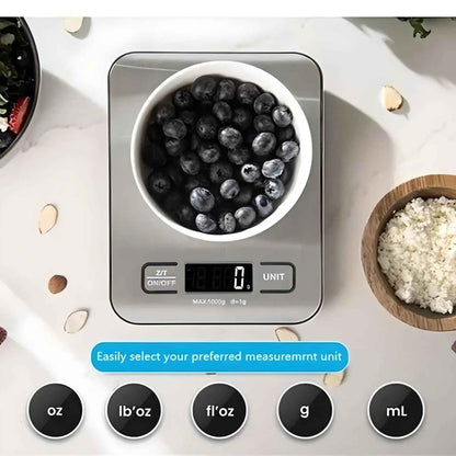 Balance Cuisine SMARTWEIGHT™ |  Balance Rechargeable 5KG/1G