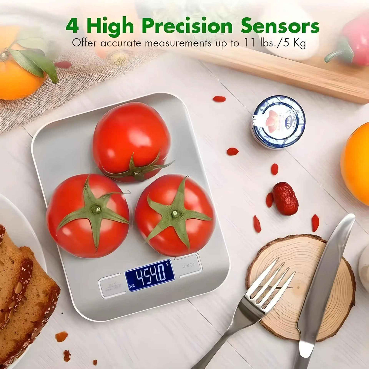 Balance Cuisine SMARTWEIGHT™ |  Balance Rechargeable 5KG/1G
