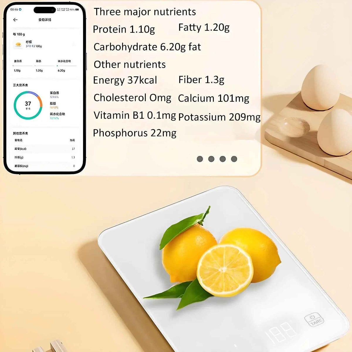 Balance de cuisine WEIGHLY™ |  Balance électronique 10KG/1G (NOUVEAU)