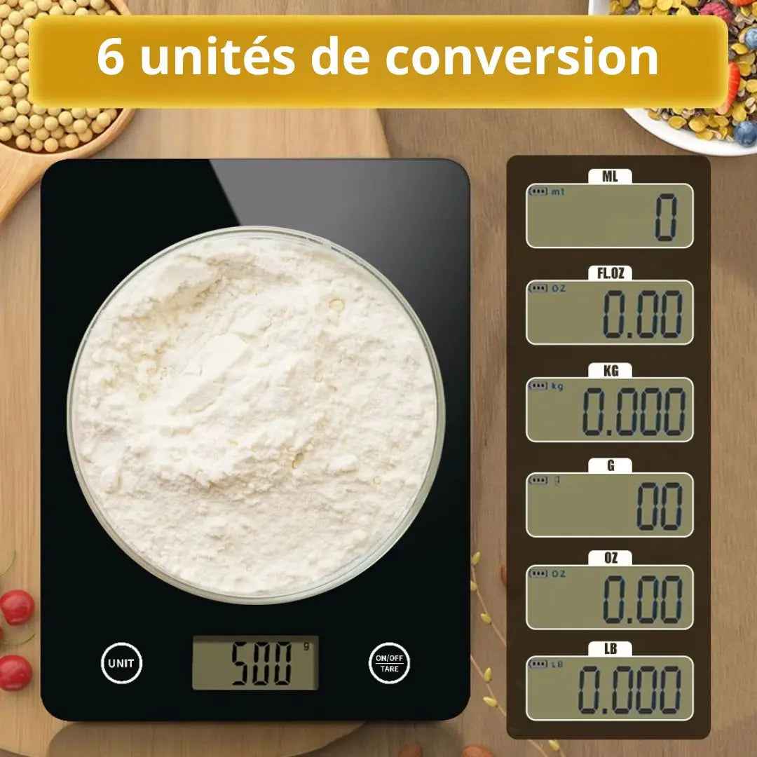 Balance de cuisine SCALEIT™ |  Balance Haute Précision 5KG/ 1G