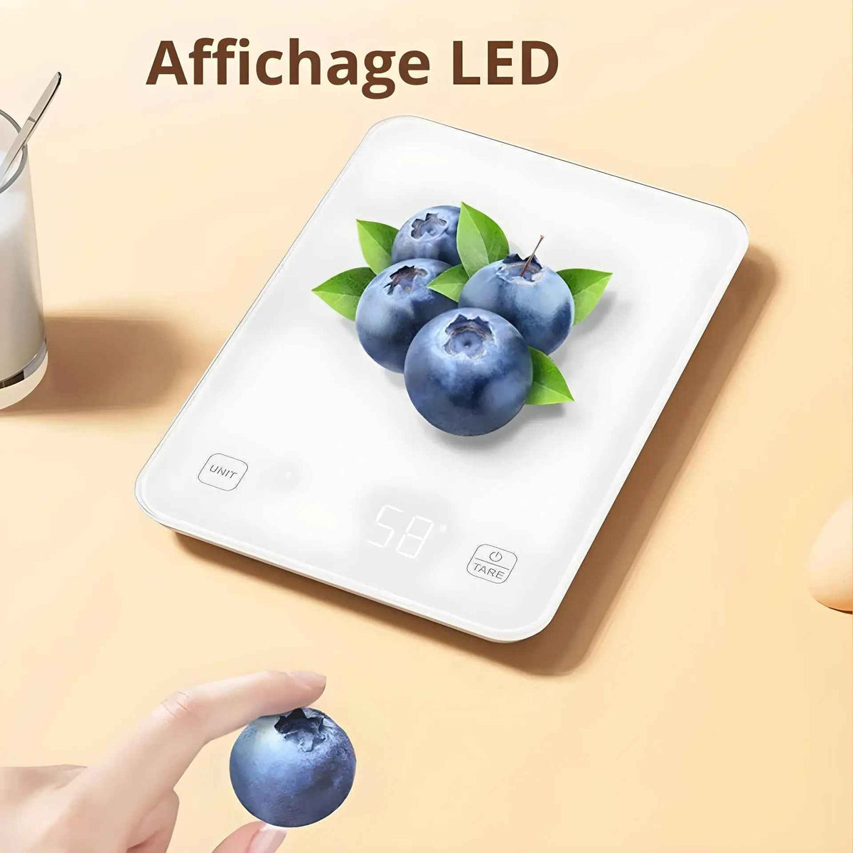 Balance de cuisine WEIGHLY™ |  Balance électronique 10KG/1G (NOUVEAU)