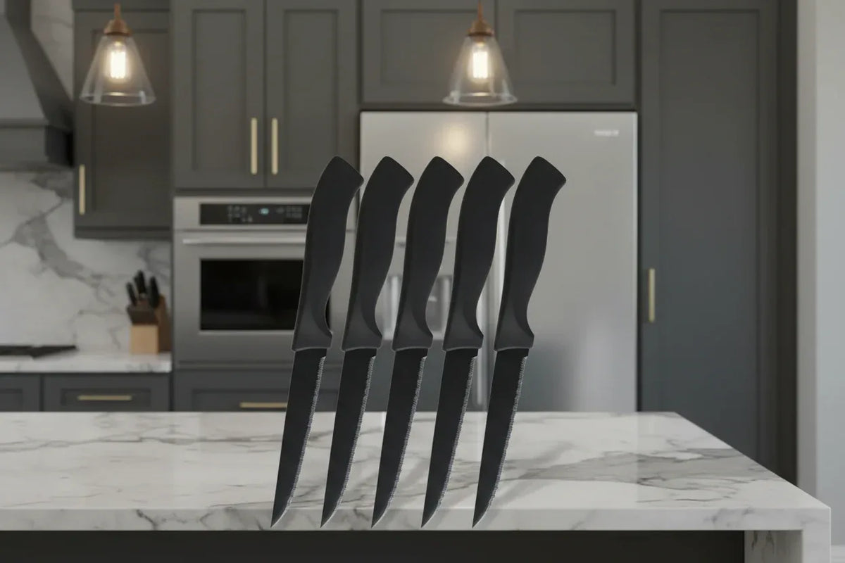 couteau cuisine ensemble six cutmaster