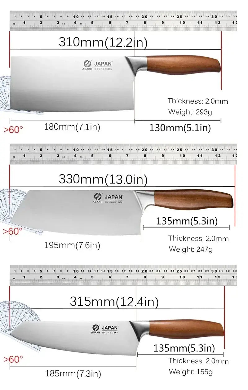 Couteau Japonais Santoku ZENCATANA™ | Ensemble de couteaux japonais Smarty Chef
