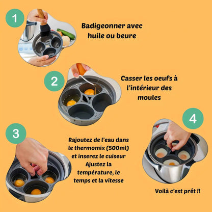 Cuiseur Oeuf Mollet Thermomix |  EGGSPOACH™
