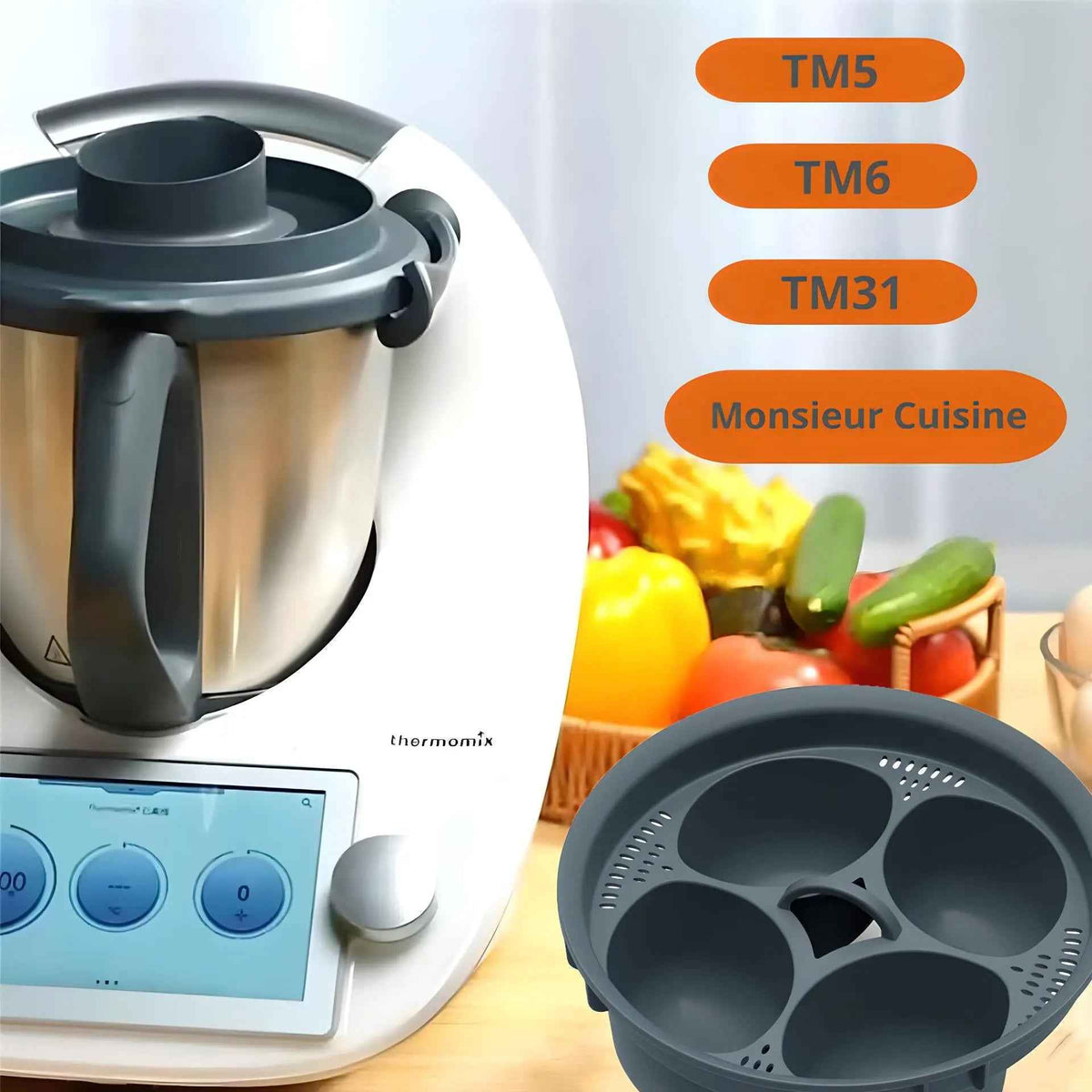 Cuiseur Oeuf Mollet Thermomix |  EGGSPOACH™