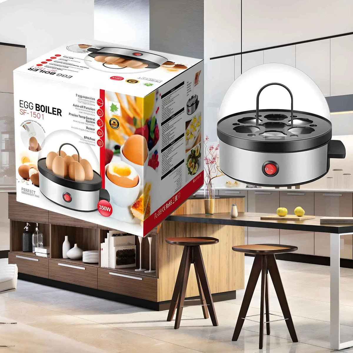 Cuiseur oeuf |  YOLKHERO™ | Pocheuse À Oeuf Multifonction