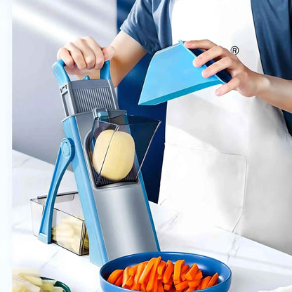Mandoline cuisine - QUIQPREP™  Trancheuse Multifonction 4 en 1