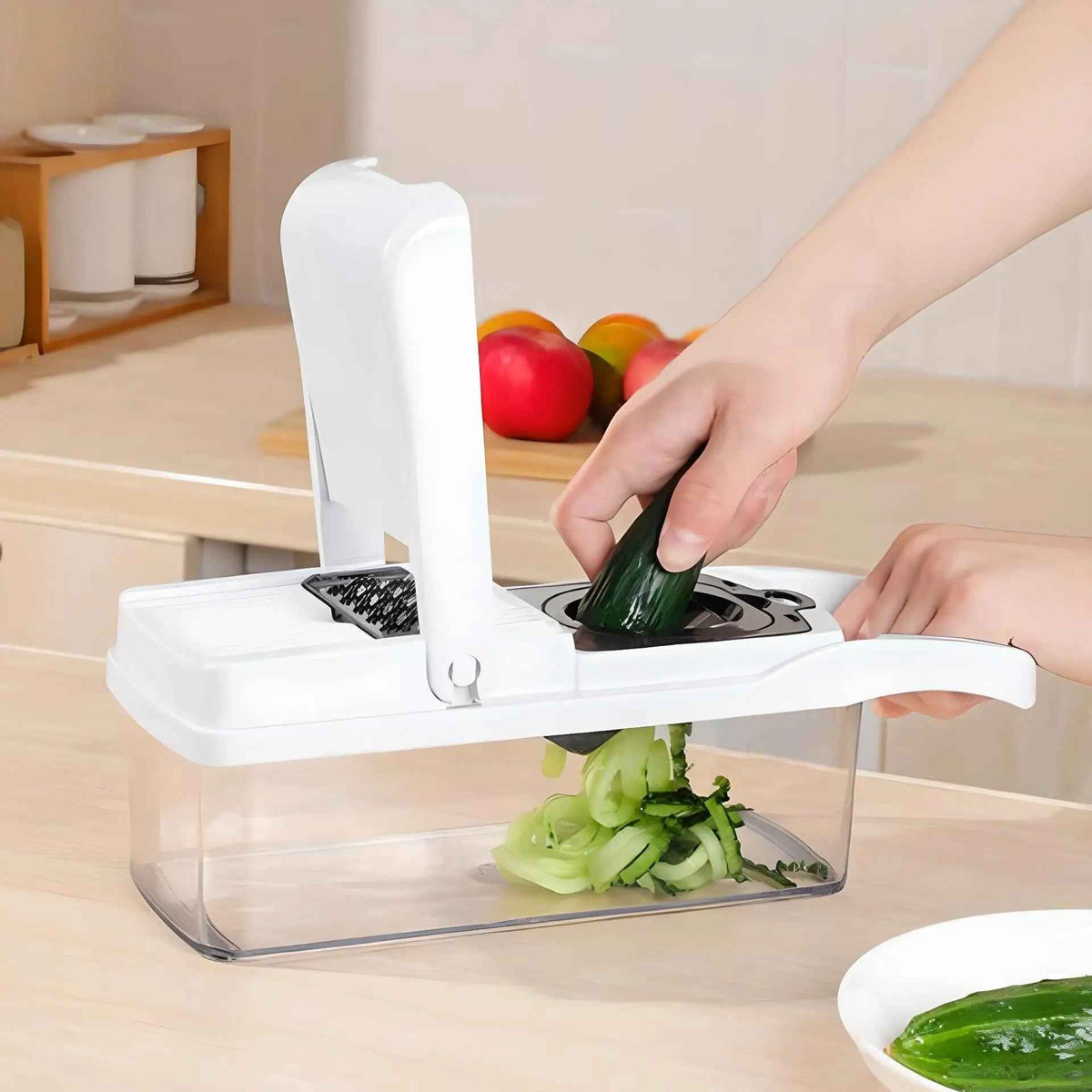 Mandoline Cuisine | VEGISLICER™  Multifonction 16 EN 1 Blanche