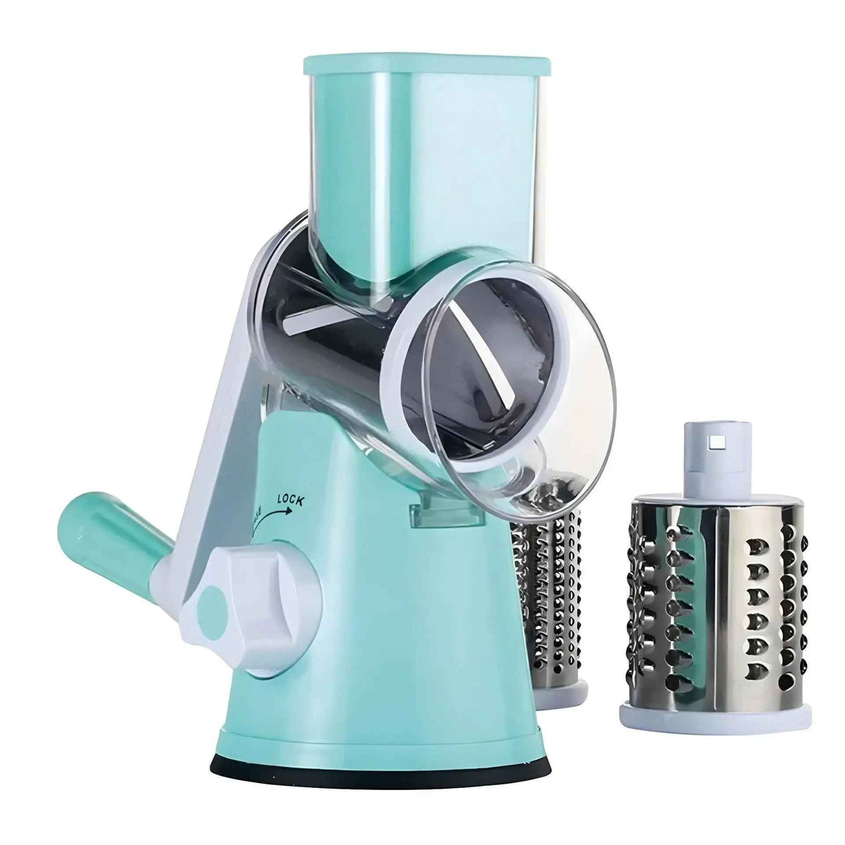Mandoline Cuisine Rotative  3 EN 1  | MASTERSLICER™ Bleue