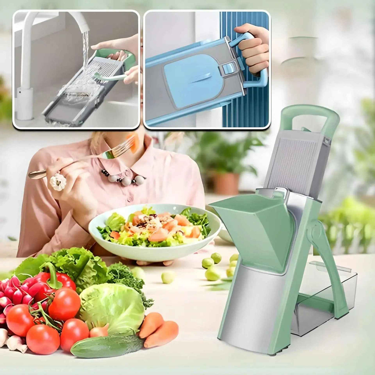 Mandoline Cuisine | QUIQPREP™  Coupe-légumes 4 EN  1