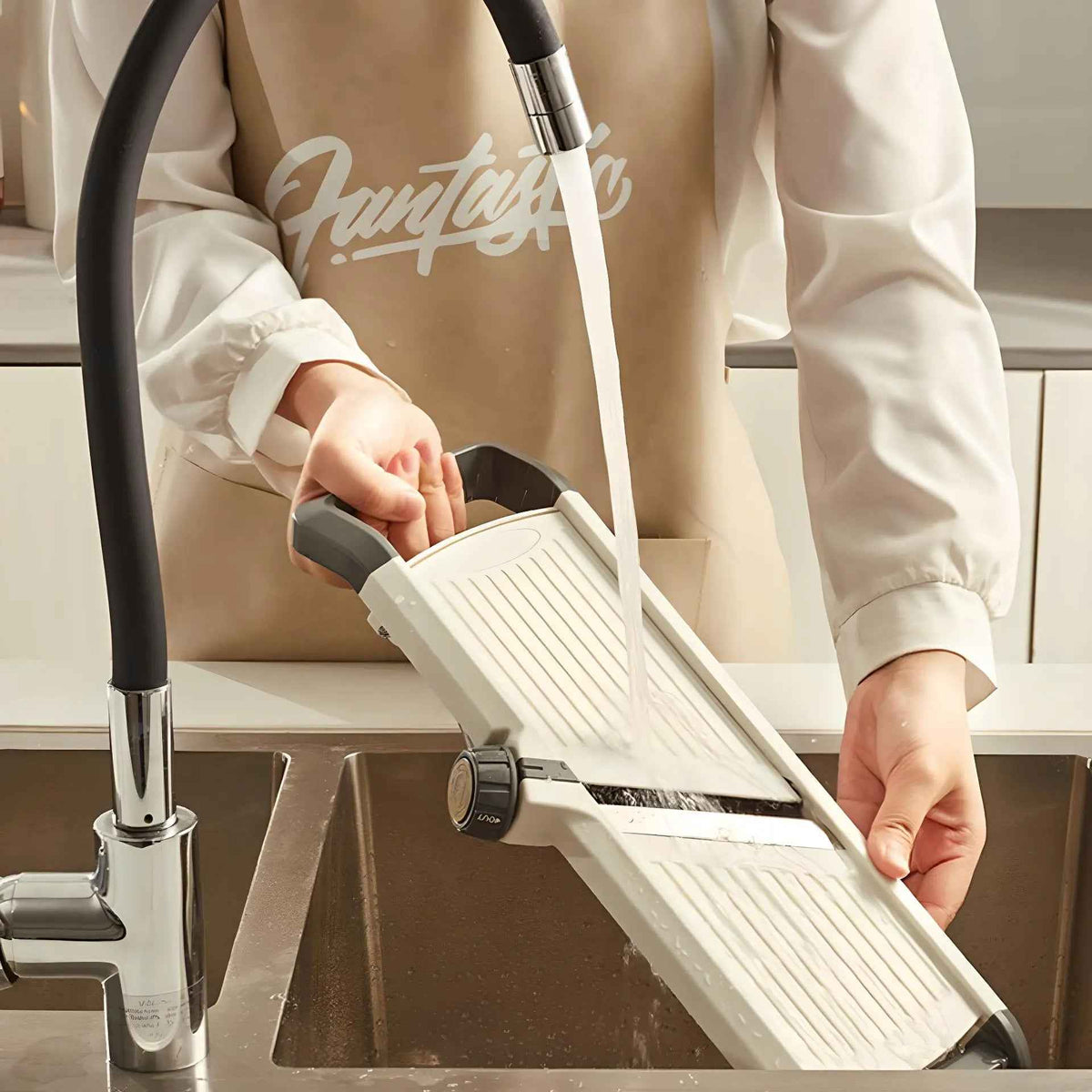 Mandoline Japonaise | KUMOSLICER™ Blanche