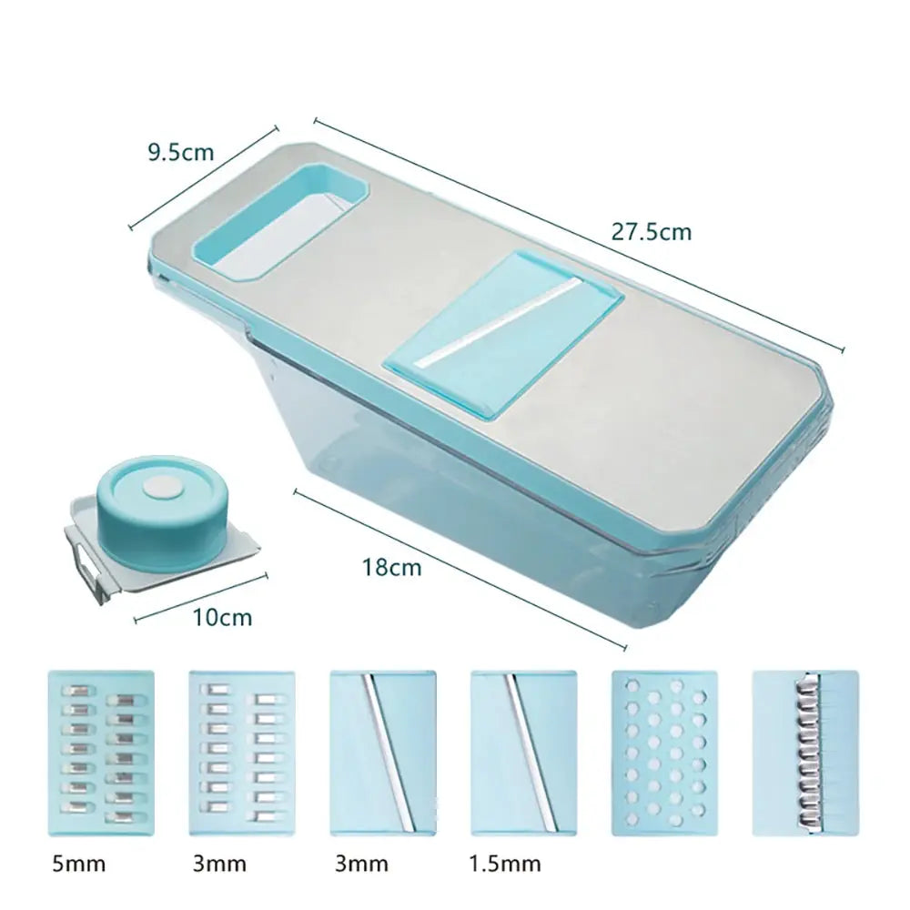 mandoline multifonction bleue lyneechopper