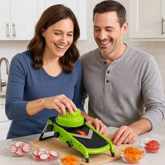 Mandoline | POWERDICE™ | Mandoline Professionnelle Multifonction Smarty Chef