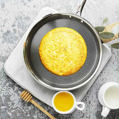 Poele Inox 28 CM | Poele à induction crêpes et pancakes | AURAPAN™